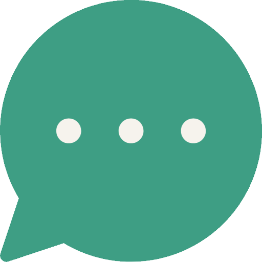 The Hey Rova chat bubble